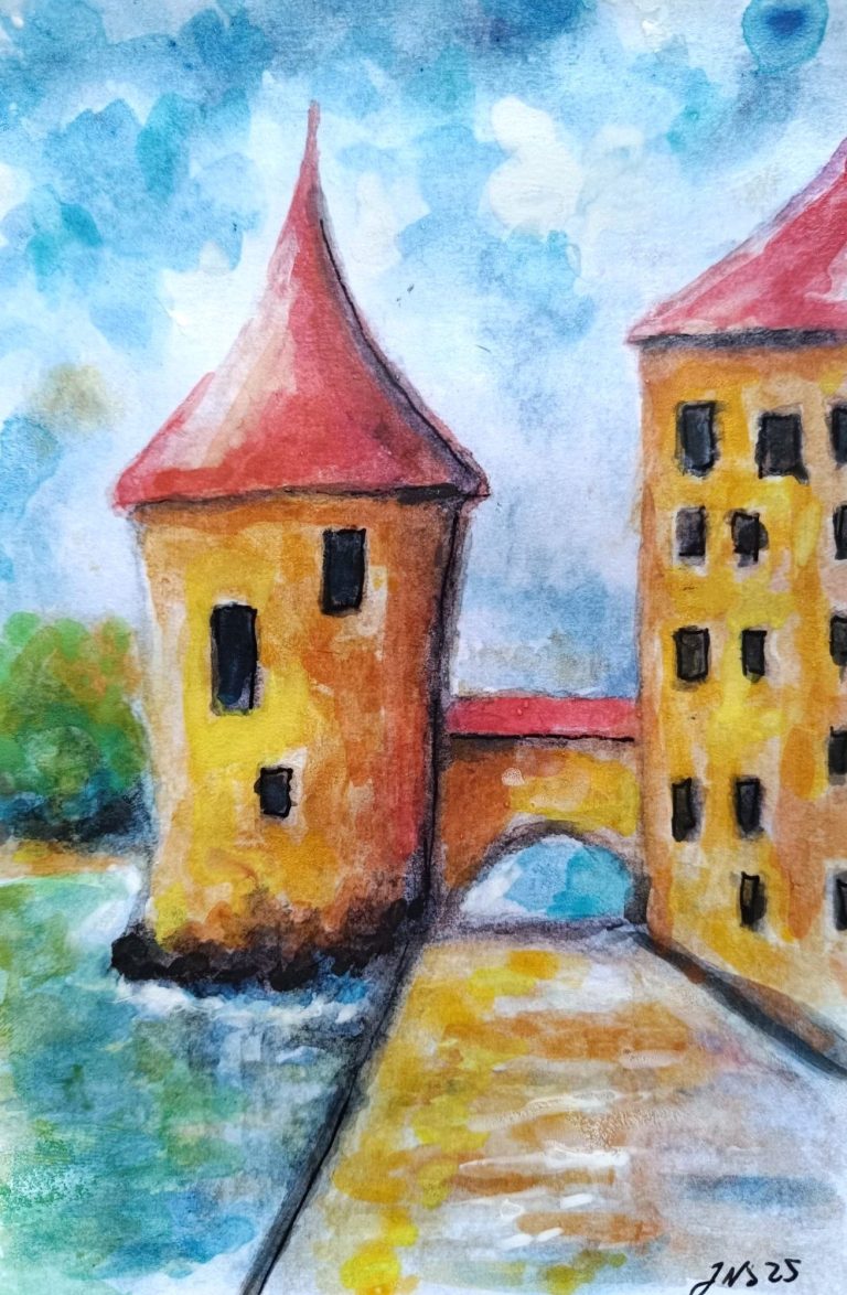 Blick in einen geschäftigen Markt mit Kunsthandwerk und Besuchern im Hintergrund. Kunstnacht Passau 2026 in der Art Factory ncstreetsart.